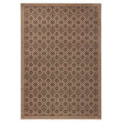 Hnědý koberec Hanse Home Gloria Tile, 80 x 150 cm