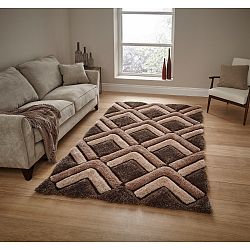 Hnědý koberec Think Rugs Noble House, 120 x 170 cm