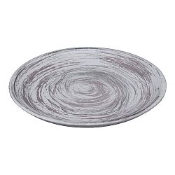 Hnědý podnos Ego Dekor, ø 28,5 cm