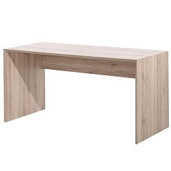 Hnědý pracovní stůl Vipack Emma
