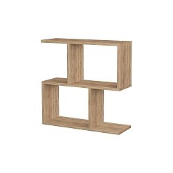 Hnědý příruční stolek Homitis Beta