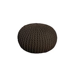 Hnědý puf Dedalo, ⌀ 45 cm