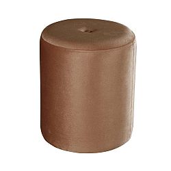 Hnědý puf JohnsonStyle Ellen Magic Velvet, ⌀ 40 cm