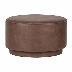 Hnědý puf vtwonen, ø 60 cm