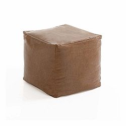 Hnědý sedací puf Tomasucci Soko, výška 45 cm