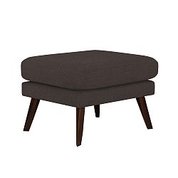 Hnědý taburet Mazzini Sofas Elena