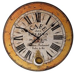 Hodiny Antic Line Cafe des Delices, 59 cm