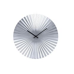 Hodiny ve stříbrné barvě Karlsson Sensu, Ø 40 cm