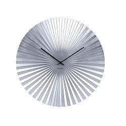 Hodiny ve stříbrné barvě Karlsson Sensu, Ø 50 cm