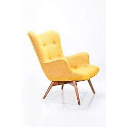 Hořčicově žluté křeslo Kare Design Rhytm