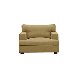 Hořčicově žluté křeslo The Clasic Living Charles