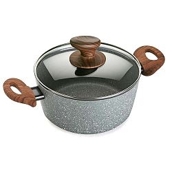 Hrnec s pokličkou Versa Braun, ø 20 cm