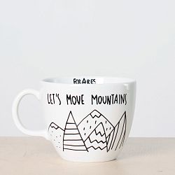 Hrnek FOR.REST Design Let's Move Mountains, 500 ml