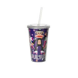 Hrnek s brčkem Paul Frank Pop
