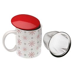 Hrnek se sítkem a víčkem Versa Navidad