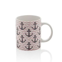 Hrnek z kostního porcelánu Sabichi Anchor, 320 ml
