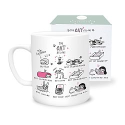 Hrnek z porcelánu U Studio Design Cat Oscars