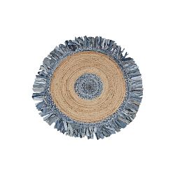 Jutový koberec Eco Rugs Denim, ⌀ 100 cm