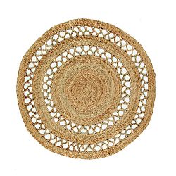 Jutový kruhový koberec Eco Rugs Asako, Ø 120 cm