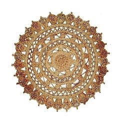 Jutový kruhový koberec Eco Rugs Jamelia, Ø 120 cm