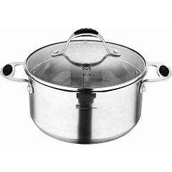 Kastrol z nerezové oceli Bergner Gravity, 2,5 l