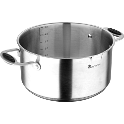 Kastrol z nerezové oceli Bergner Gravity, 5 l