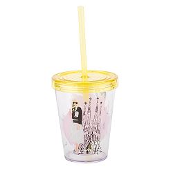 Kelímek s brčkem Tantitoni Barcelona, 470 ml