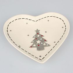 Keramická miska Dakls Christmas, 19 x 16,5 cm