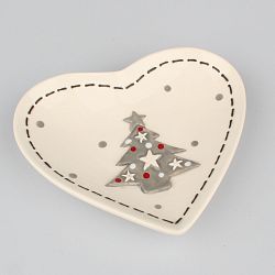 Keramická miska Dakls Christmas, 21,5 x 19 cm