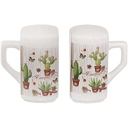 Keramická slánka a pepřenka Kasanova Cactus