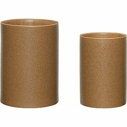 Keramické květináče v sadě 2 ks ø 18 cm Edna – Hübsch