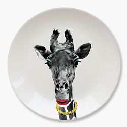 Keramický talíř Just Mustard Giraffe