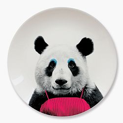 Keramický talíř Just Mustard Panda