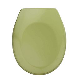 Khaki WC sedátko Wenko Bergamo, 44,4 x 37,3 cm