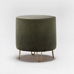 Khaki zelená podnožka Balcab Home Ronda