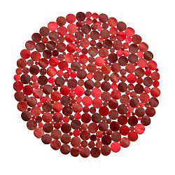 Koberec Cotex Palazzo Red Mix, ø 110 cm