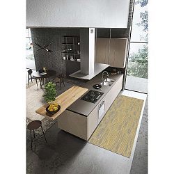 Koberec Floorita Circuit Ochre, 60 x 115 cm