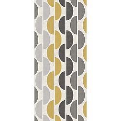 Koberec Floorita Halfmoon Grey Ochre, 60 x 115 cm