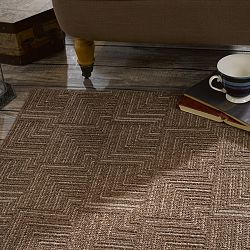 Koberec Pinnacle Brown, 167x233 cm
