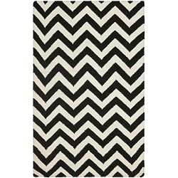 Koberec Safavieh Nelli Black, 152 x 91 cm