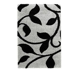 Koberec Think Rugs Fashion Grey Black, 80 x 150 cm