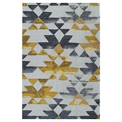 Koberec Tria Grey/Yellow, 160 x 230 cm