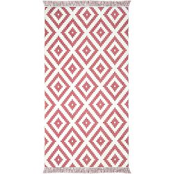 Koberec Vitaus Hali Bordo, 50 x 80 cm