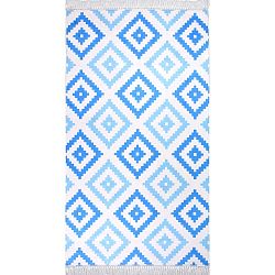 Koberec Vitaus Hali Cift Renk Mavi, 80 x 150 cm