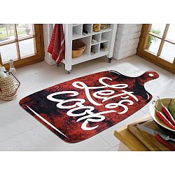 Koberec Vitaus Lets Cook Red, 100 x 160 cm