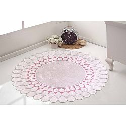 Koberec Vitauss Zinno Pembe, ⌀ 80 cm
