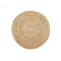 Koberec z juty Linen Couture Rug Nataniel, ⌀ 100 cm