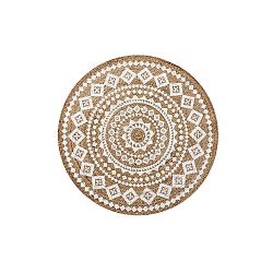 Koberec z juty Linen Couture Rug Octavio, ⌀ 90 cm