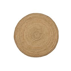 Koberec z juty Linen Couture Rug Ricardo, ⌀ 90 cm