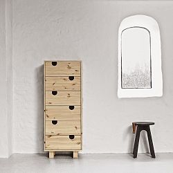 Komoda se šesti zásuvkami Karup House Natural